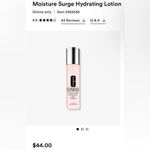 Clinique Moisture Surge Hydro Infused Lotion
